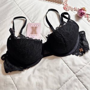 Savage X Fenty Black Lace Demi Bra